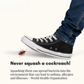 G-Natural Insecticide shoe on cockcroach