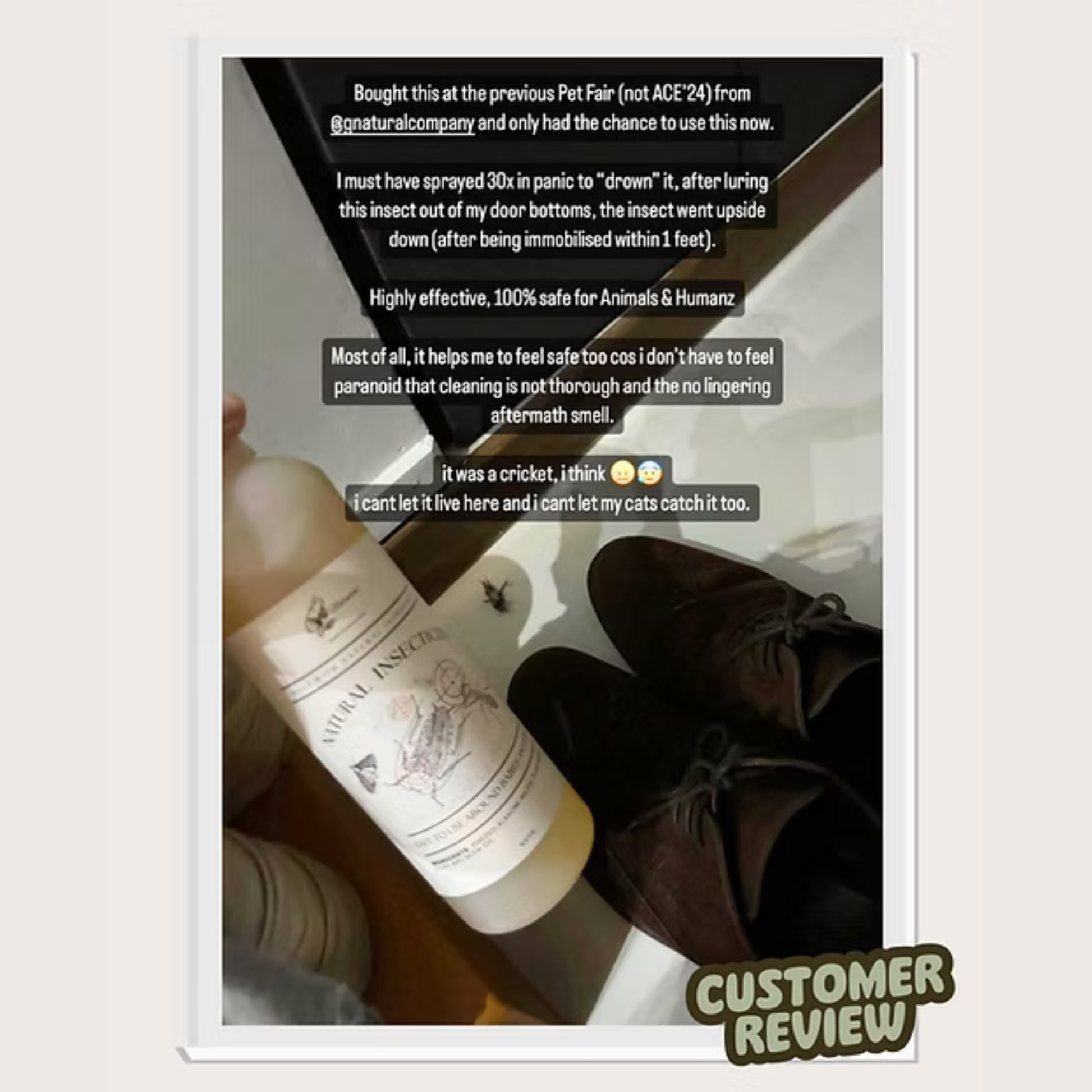 G-Natural Insecticide customer review 3