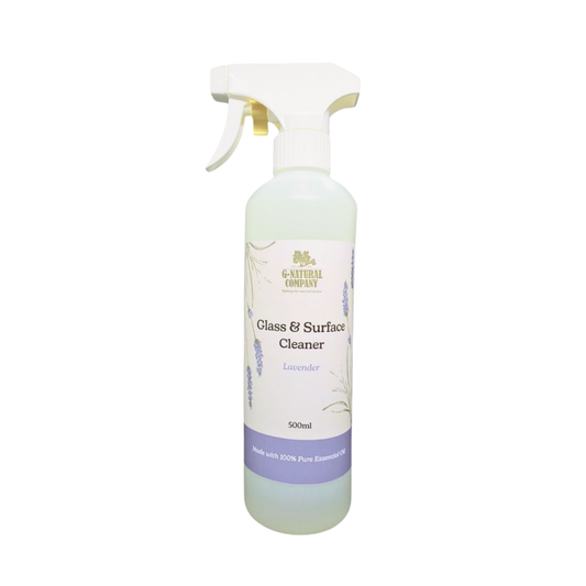G-Natural Glass & Surface Cleaner – Lavender in bottle