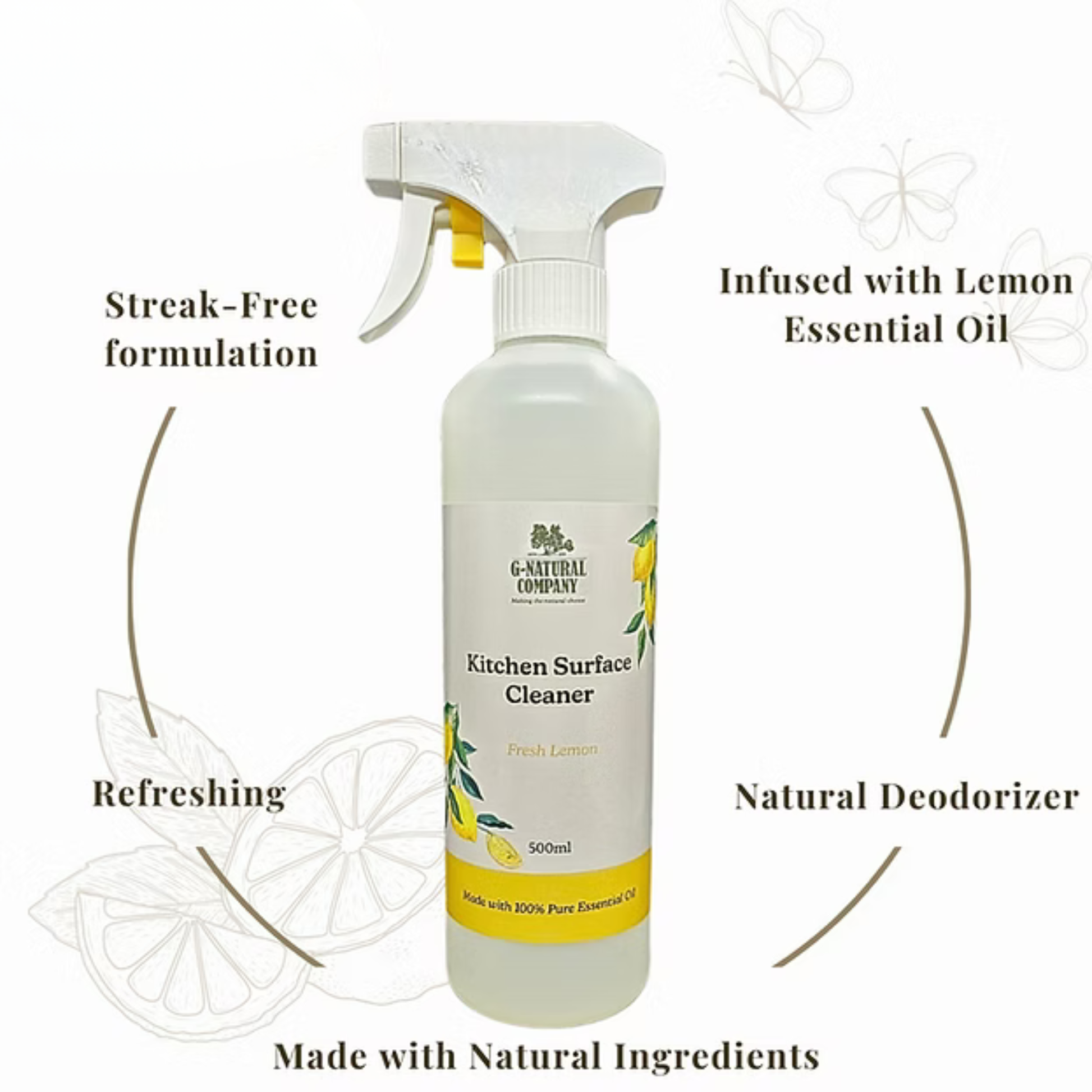 G-Natural Kitchen Surface Cleaner with benefits
