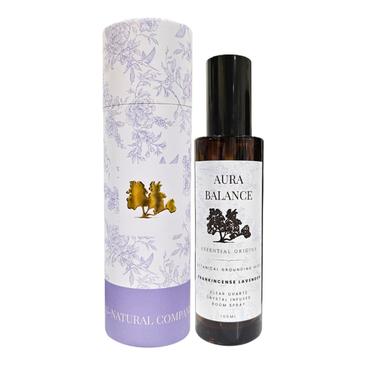G-natural Aura Balance essential oils packaging