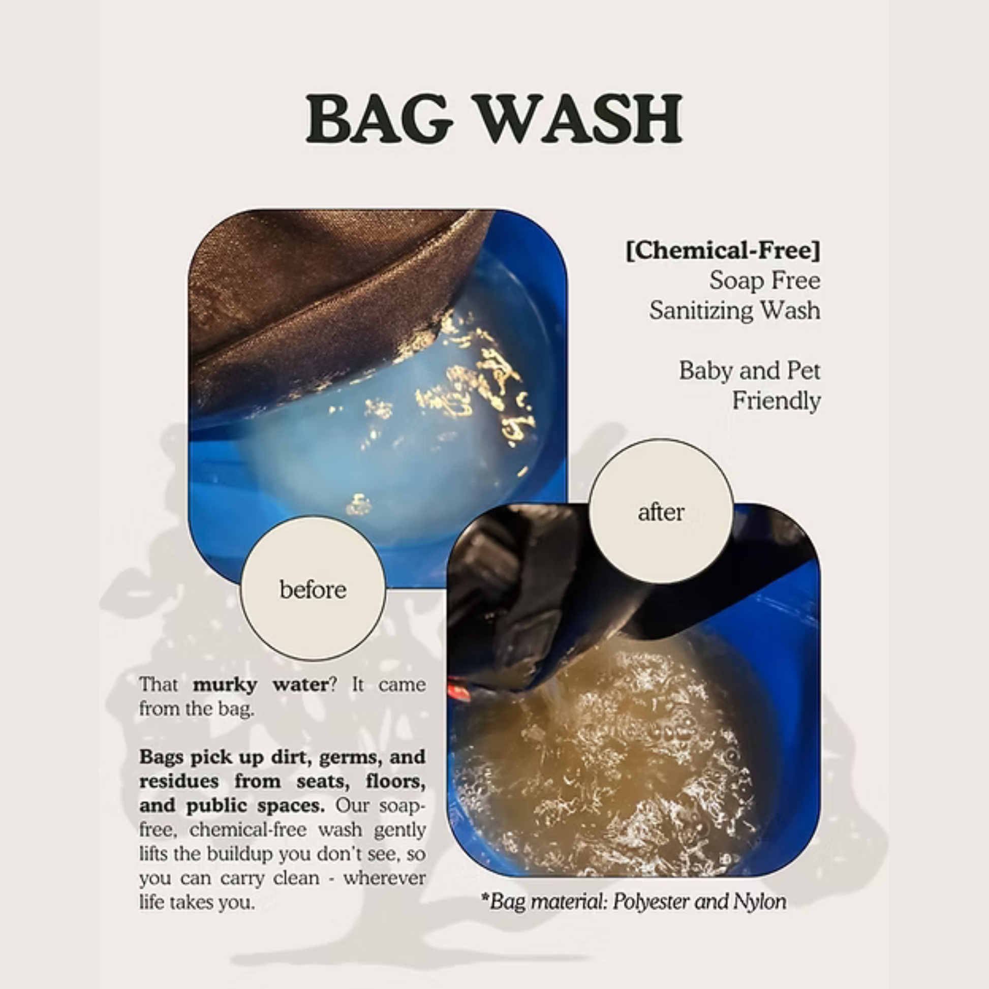 G-Natural Soap-Free Sanitizing Laundry Wash-bag wash