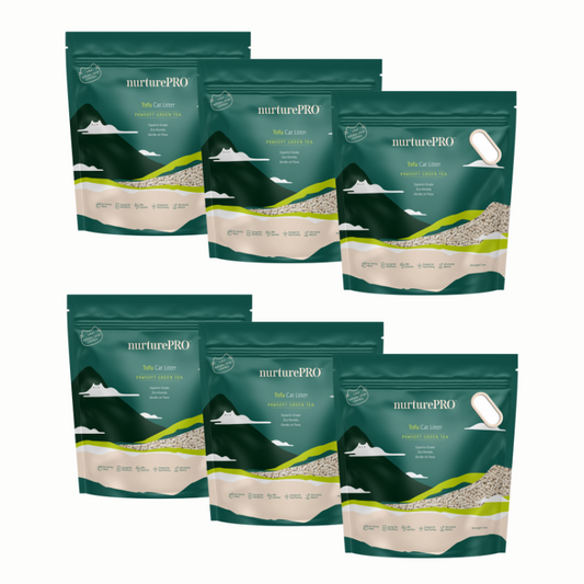 Nurture Pro Pawsoft Tofu Cat Litter (Green Tea) 7L | 7L x6