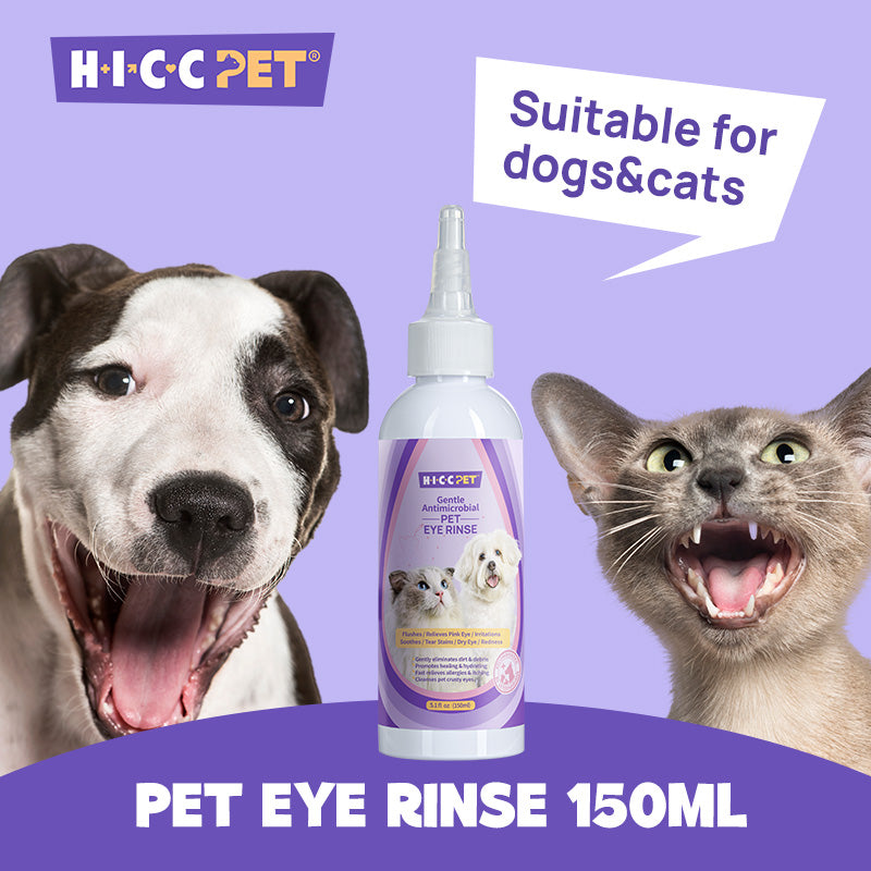 HICC Pet® Gentle Antimicrobial Eye Rinse for Dogs & Cats