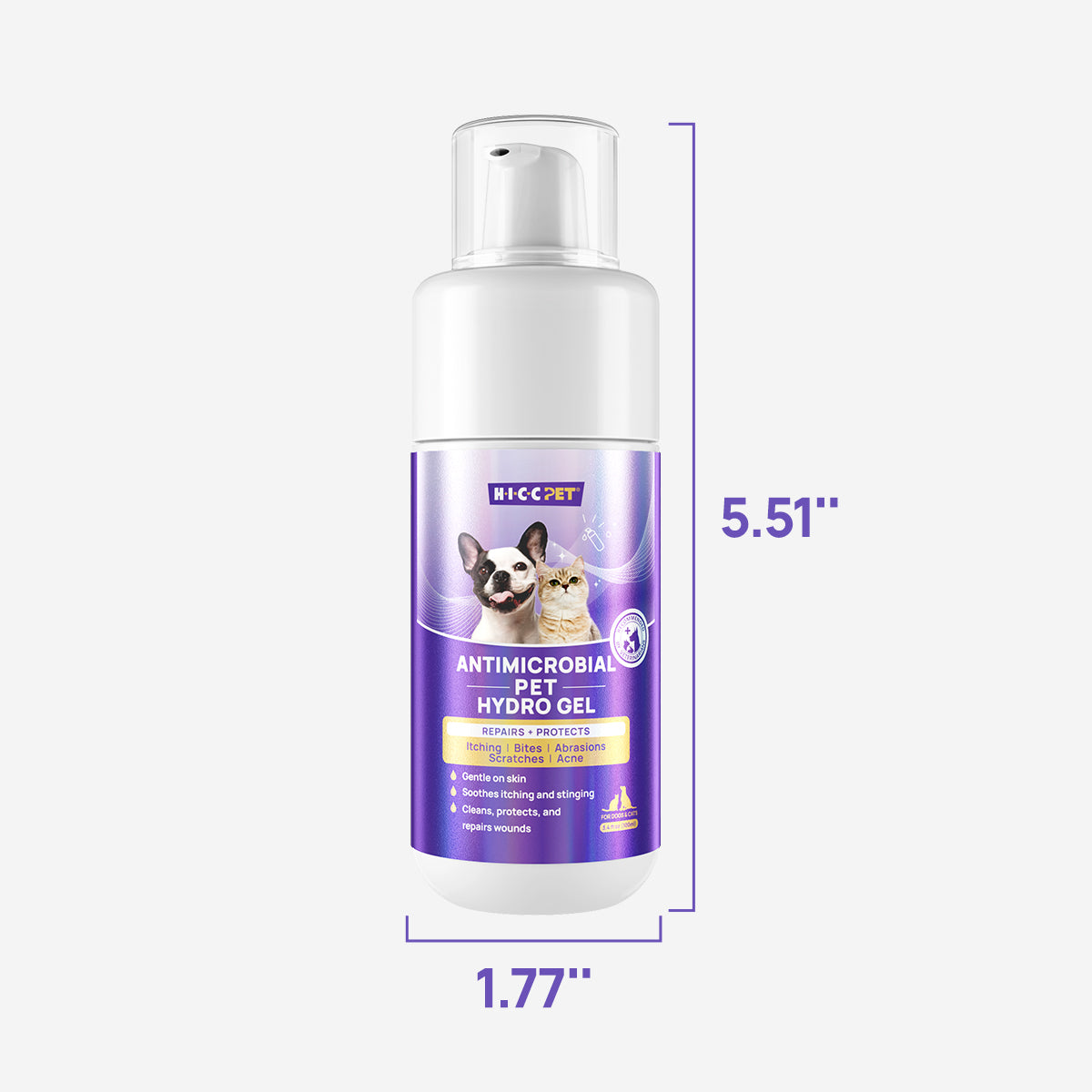 HICC Pet® Antimicrobial Hydro Gel for Dogs & Cats
