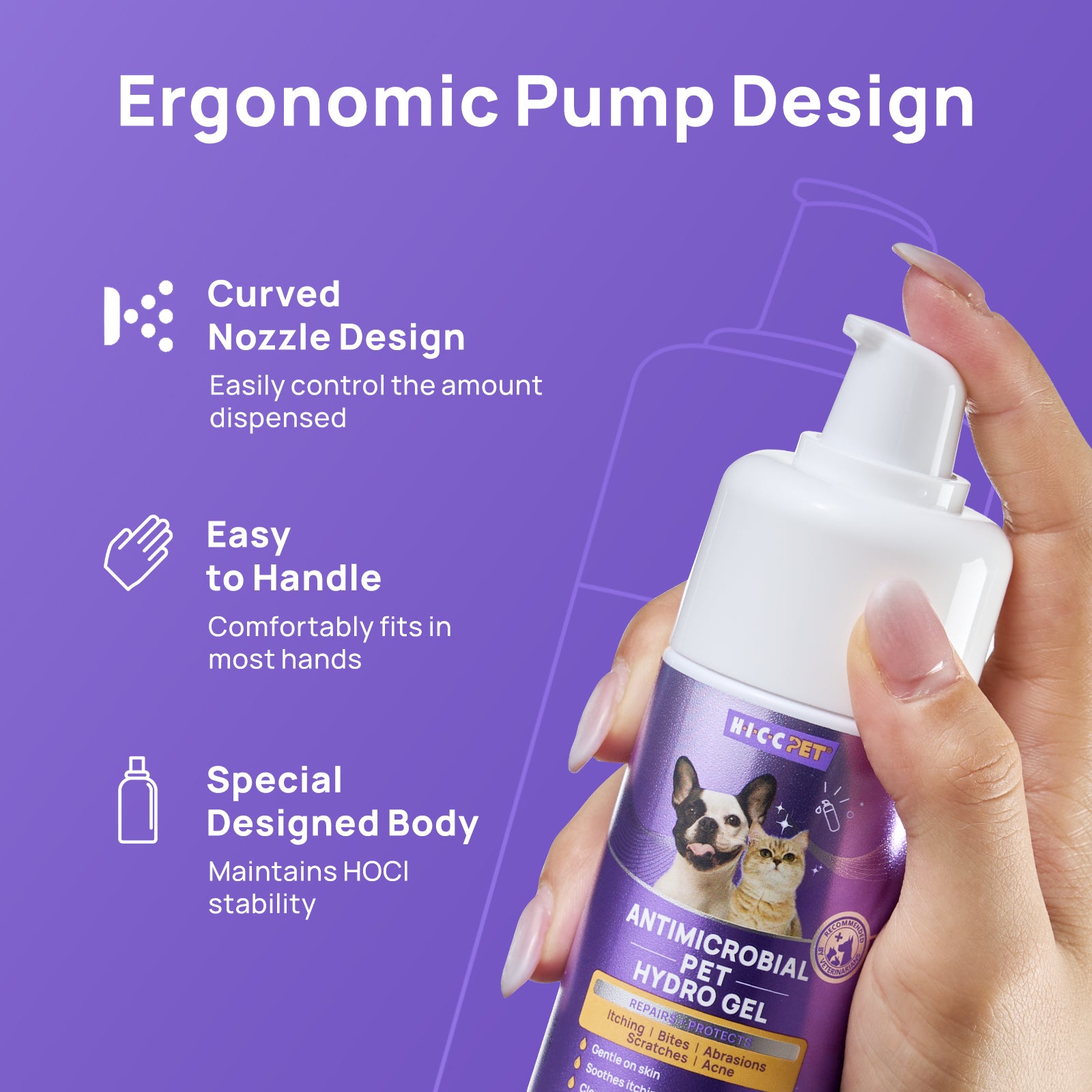 HICC Pet® Antimicrobial Hydro Gel for Dogs & Cats