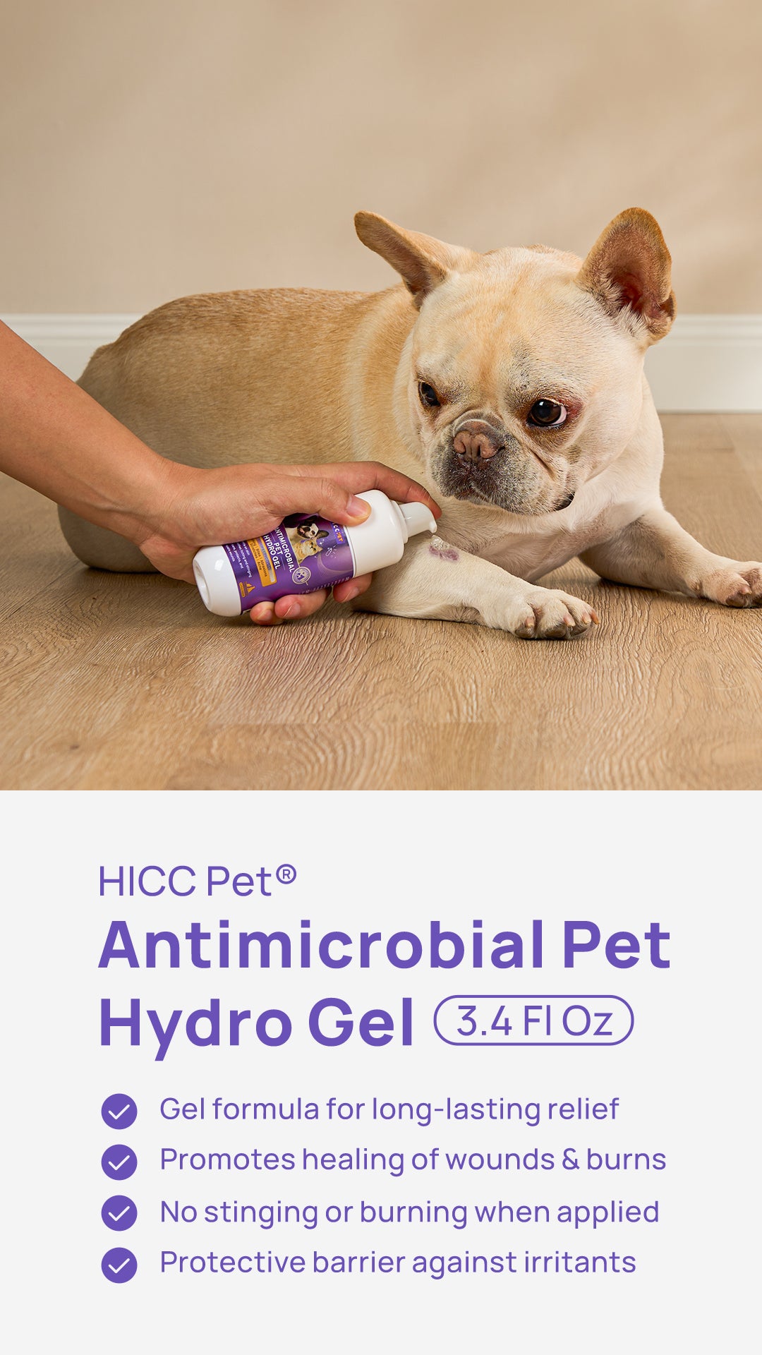 HICC Pet® Antimicrobial Hydro Gel for Dogs & Cats