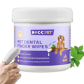 HICC Pet® Dental Finger Wipes for Dogs & Cats