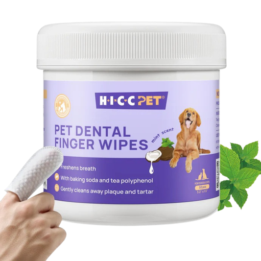 HICC Pet® Dental Finger Wipes for Dogs & Cats