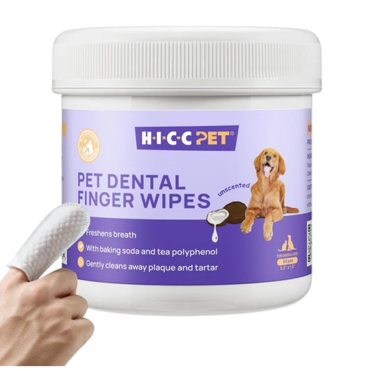 HICC Pet® Dental Finger Wipes for Dogs & Cats