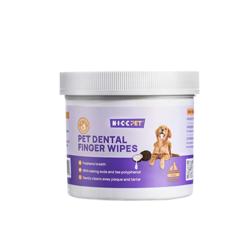 HICC Pet® Dental Finger Wipes — Large Size (Unscented)
