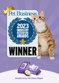 HICC Pet® Deodorizing Glove Wipes for Dogs & Cats