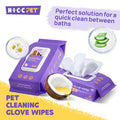 HICC Pet® Deodorizing Glove Wipes for Dogs & Cats