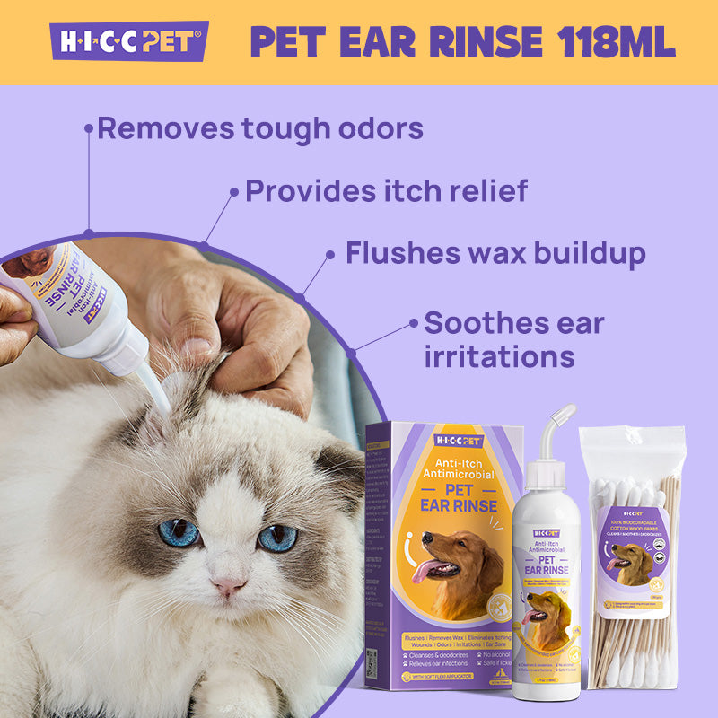 HICC Pet® Ear Rinse for Dogs & Cats