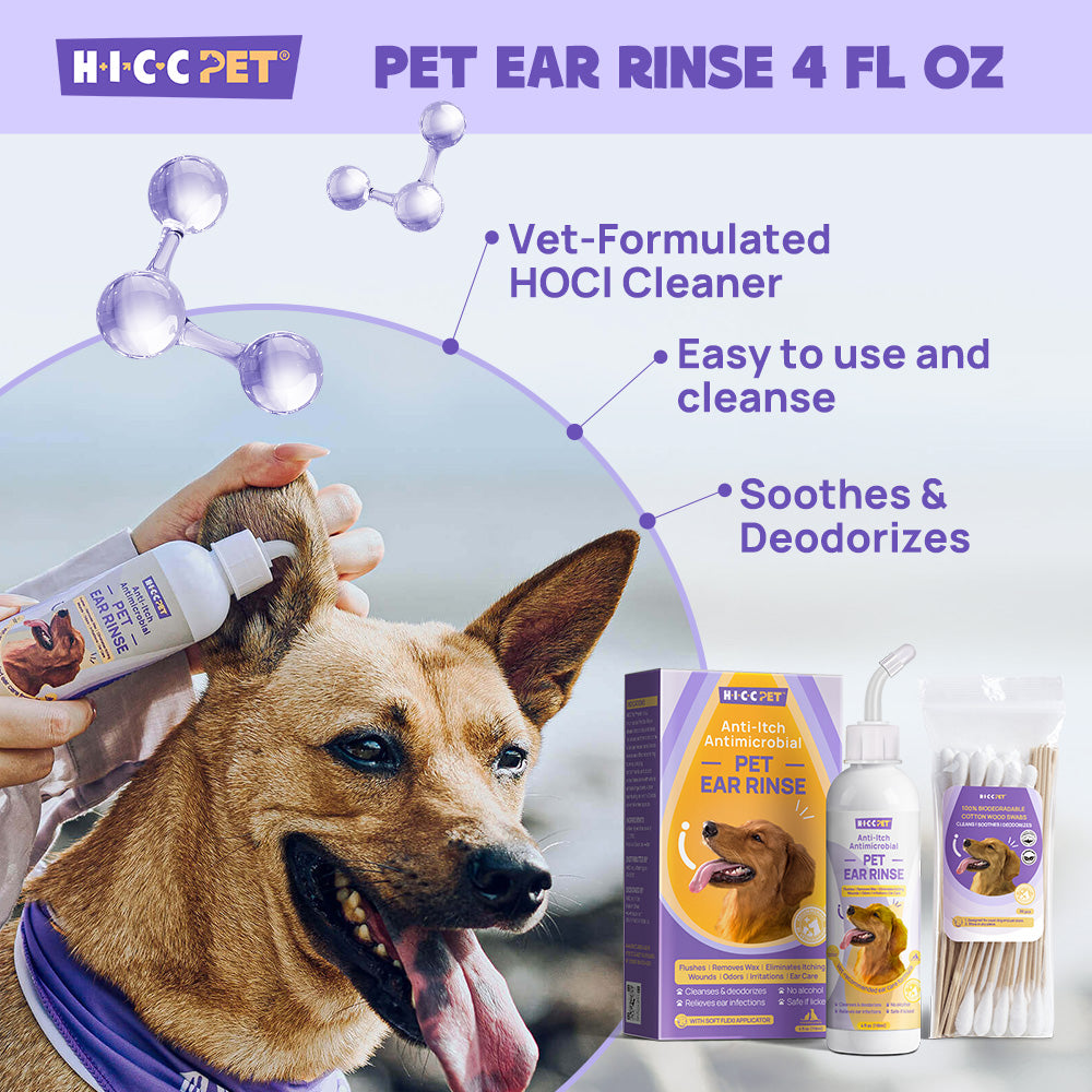 HICC Pet® Ear Rinse for Dogs & Cats