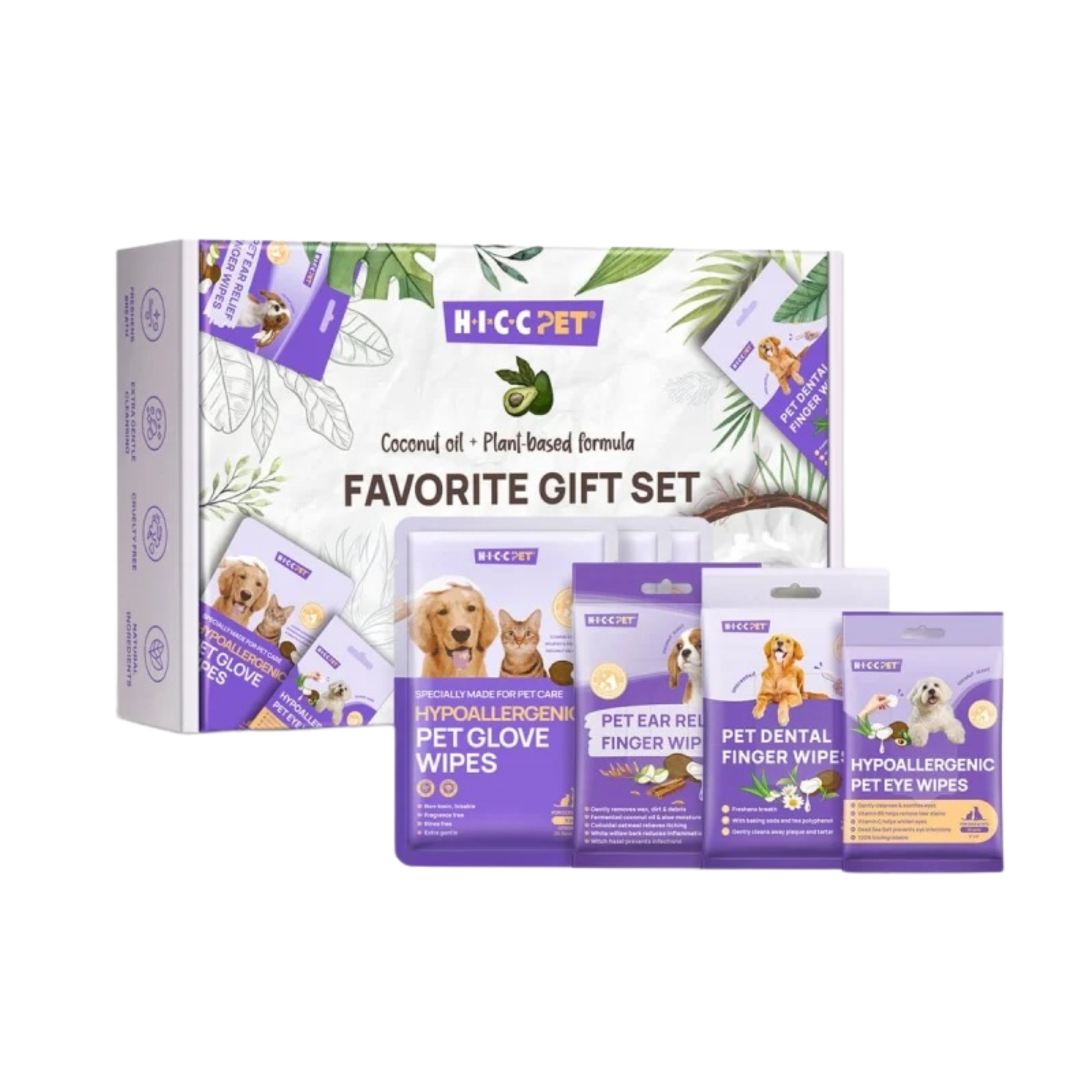 HICC Pet® Grooming Gift Set for Dogs & Cats