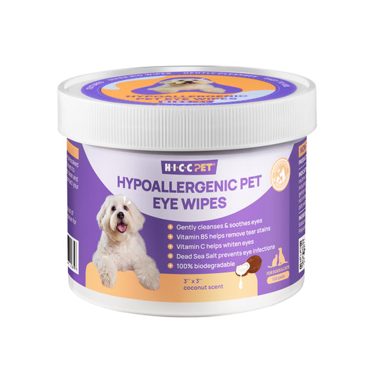 HICC Pet® Hypoallergenic Eye Wipes for Dogs & Cats