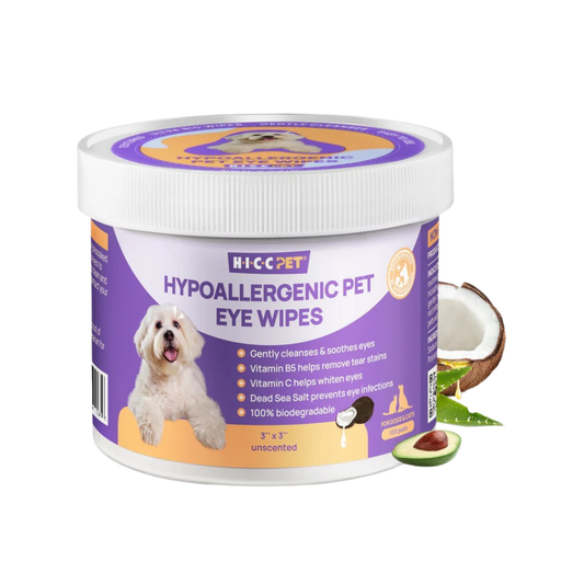 HICC Pet® Hypoallergenic Eye Wipes for Dogs & Cats