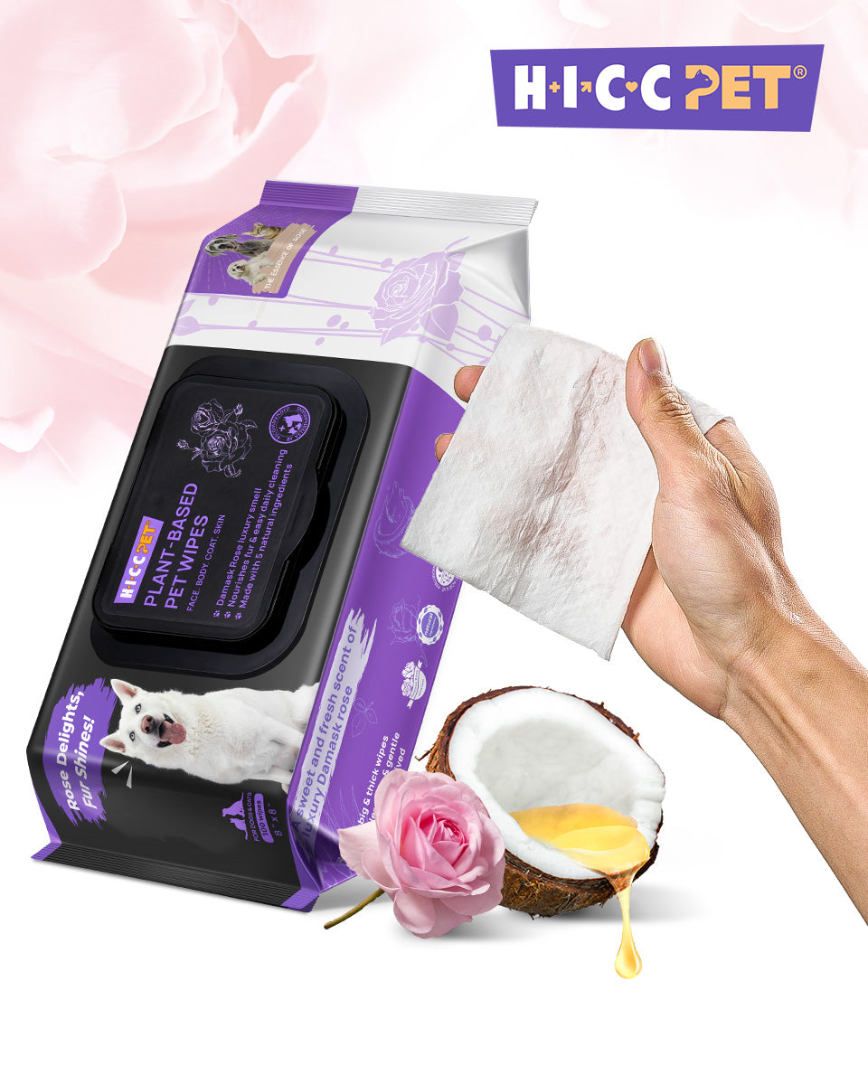 HICC Pet® Plant-Based Full Body Wipes for Dogs & Cats