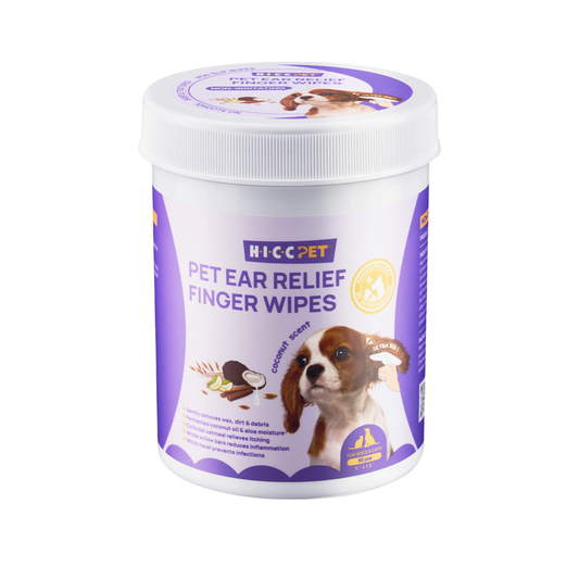 HICC Pet® Ear Relief Finger Wipes for Dogs & Cats