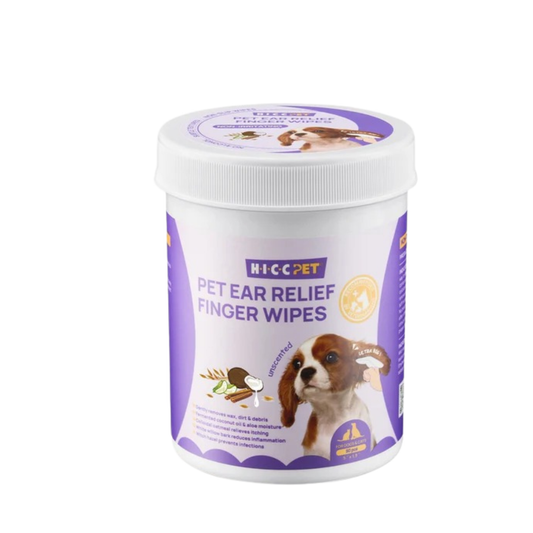 HICC Pet® Ear Relief Finger Wipes for Dogs & Cats
