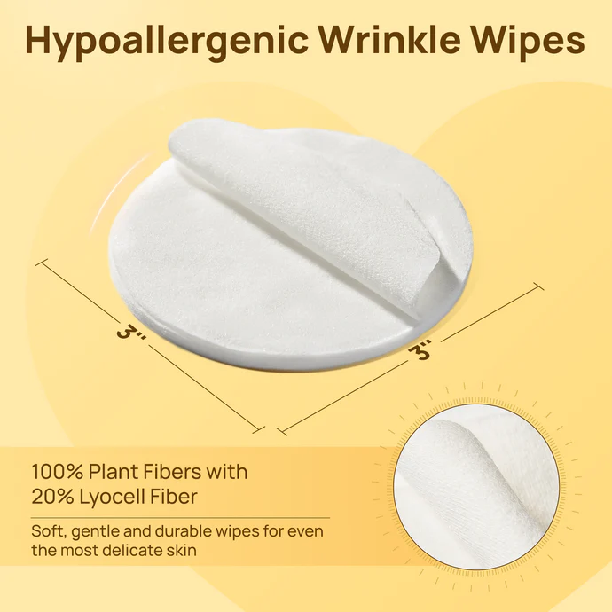 HICC Pet® Wrinkle Wipes for Dogs & Cats — 100pcs (Unscented)