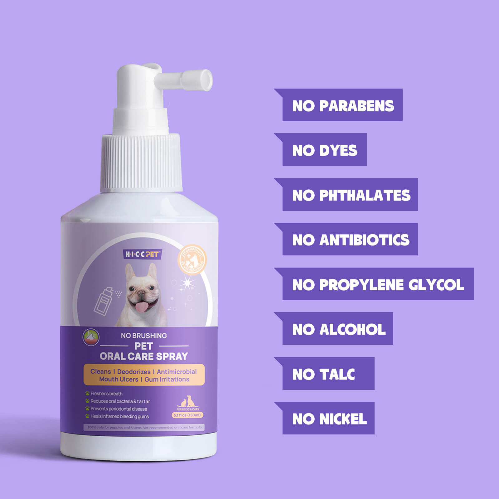 HICC Pet® Oral Care Spray for Dogs & Cats