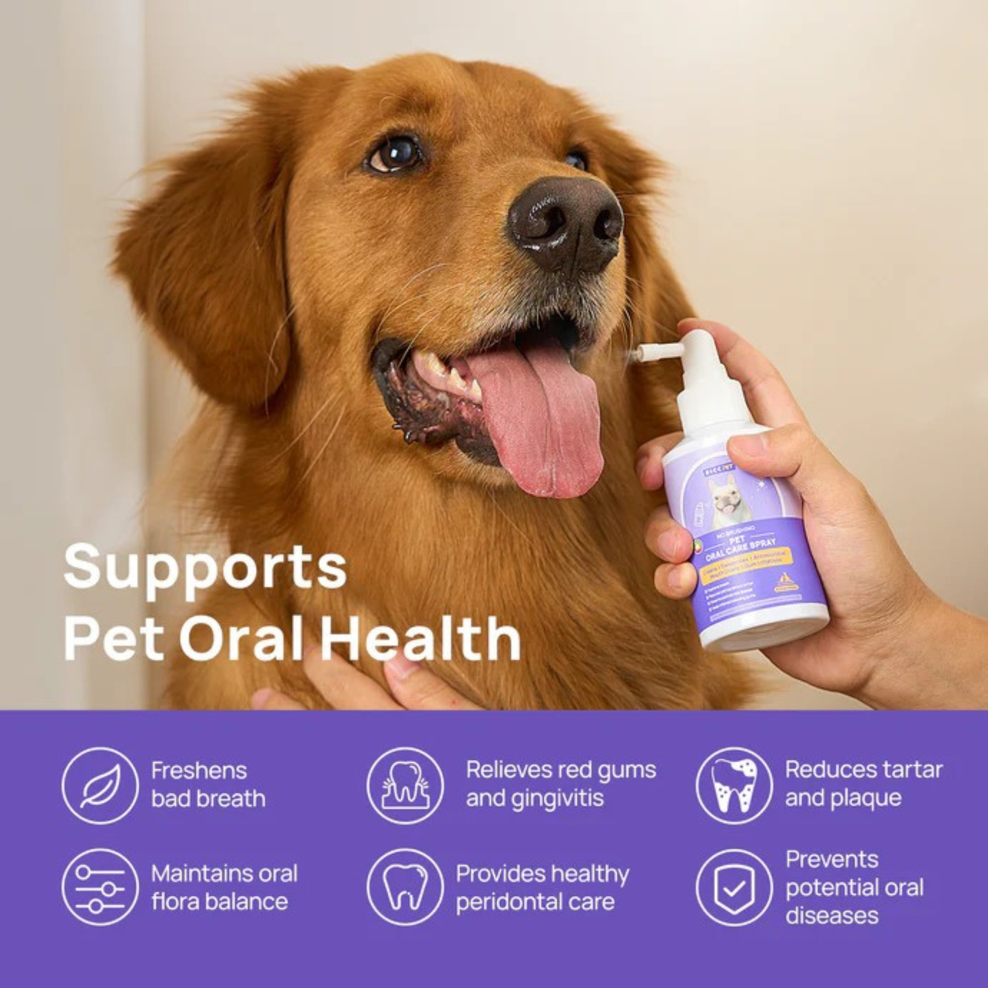 HICC Pet® Oral Care Spray for Dogs & Cats