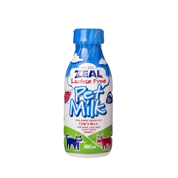 Zeal Lactose-Free Pet Milk for Cats & Dogs 380ml | 1L