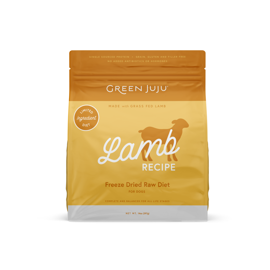 Green Juju Lamb Recipe Freeze Dried Raw 14oz