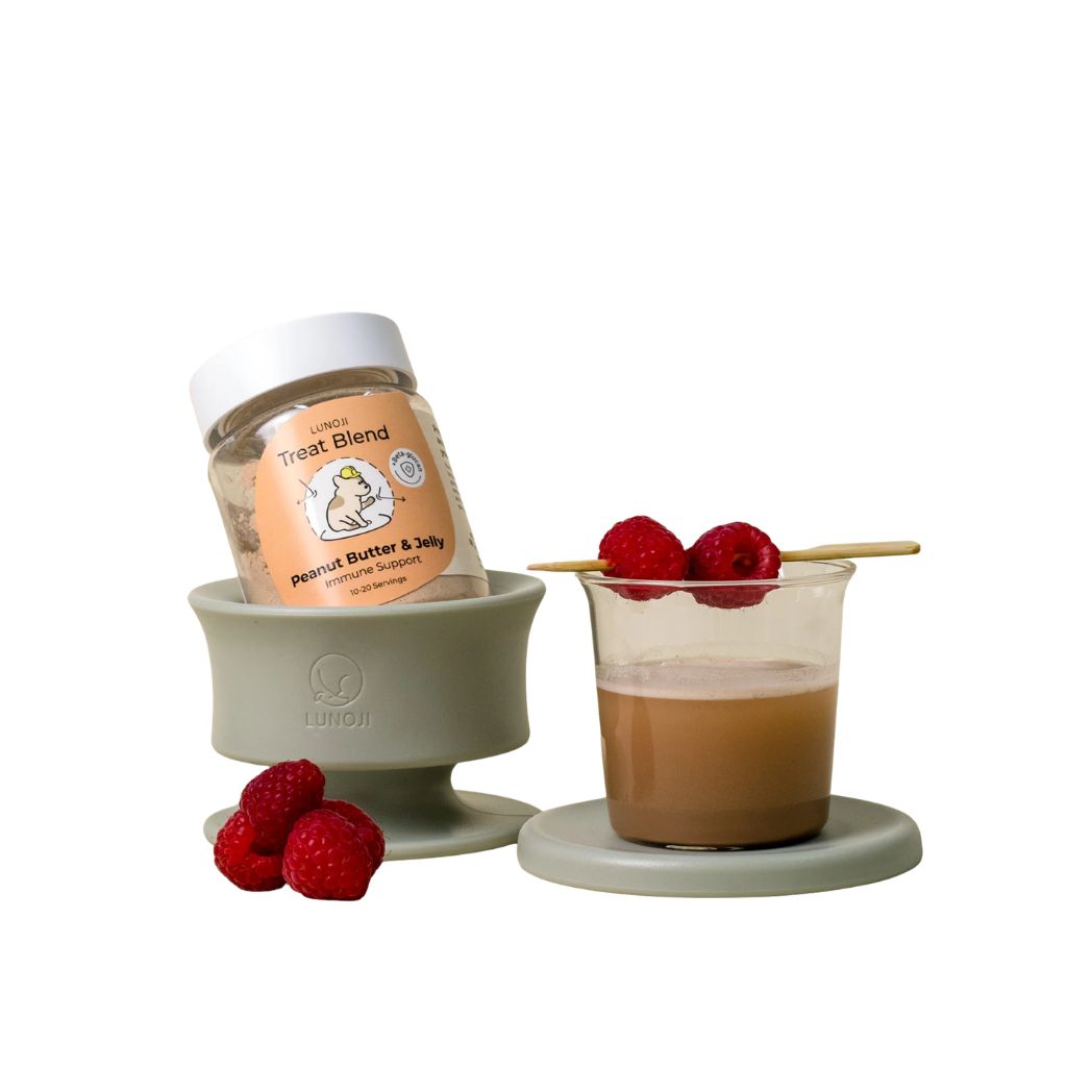 Peanut Butter and Jelly dog ice cream mix for immune support in trove
