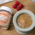 Peanut Butter and Jelly dog ice cream mix for immune support with ingredient