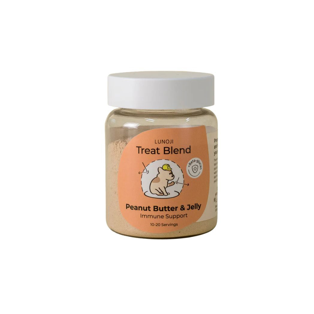 Peanut Butter and Jelly dog ice cream mix for immune support