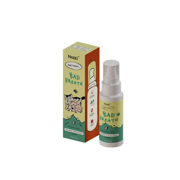 Notti "But I Have... Bad Breath" natural breath freshener additive for cats & dogs, 100ml pump bottle with box