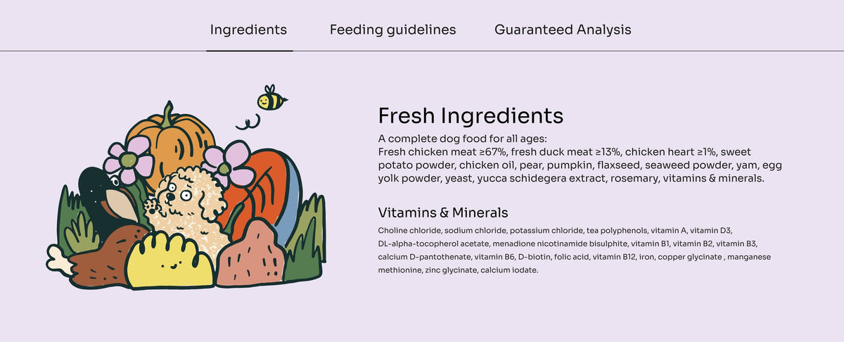 Notti Slow-baked fresh chicken & duck_ingredient