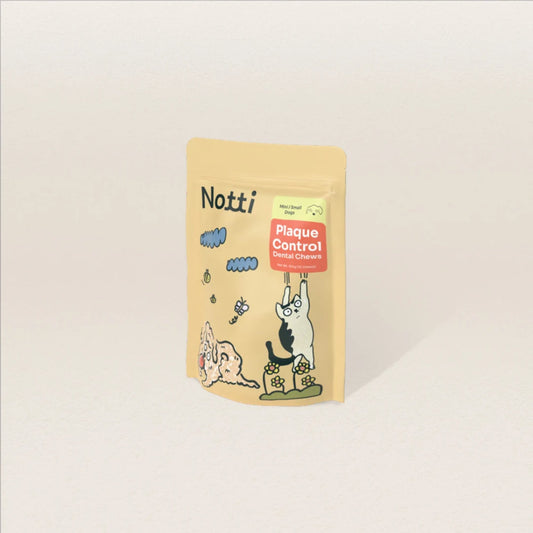 Notti Plaque Control Dental Chews for Mini/Small Dogs pack (104g, 10 chews)