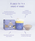 Notti Tear Stains benefits — soothes tear stains, lowers inflammation, prevents bacterial growth and protects eyes from oxidative damage
