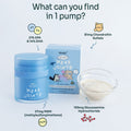 What's in 1 pump of Notti Weak Joints — EPA, DHA, chondroitin sulfate, MSM and glucosamine hydrochloride