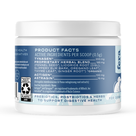 Fera Pets Organic Postbiotics Plus for Microbiome Support 2.12oz