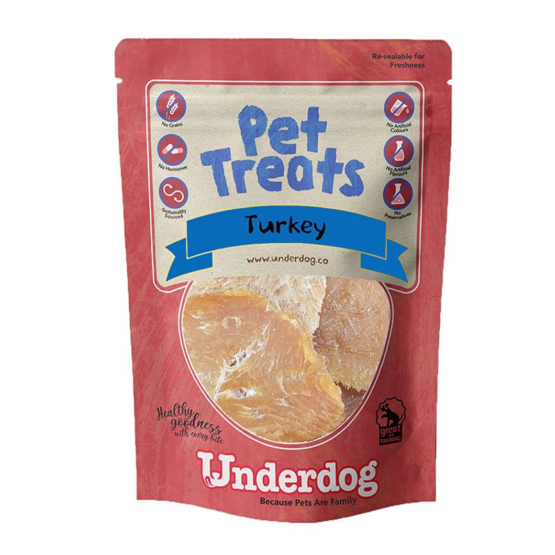 Underdog Turkey Dog Treats 80g