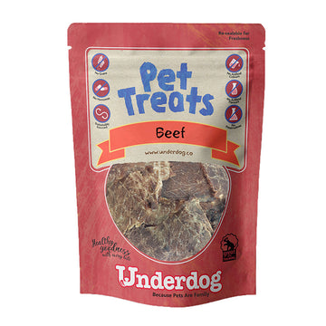 Underdog Beef Dog Treats 80g