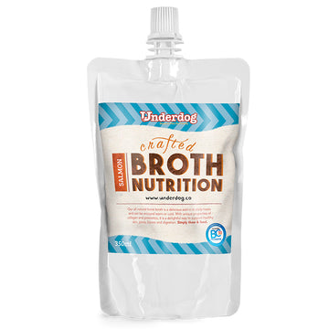 Underdog Frozen Salmon Bone Broth for Dogs & Cats 350ml