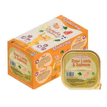 Underdog Raw Lamb & Salmon Complete & Balanced Frozen Dog Food 1.2kg (8 x 150g)