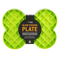 LickiMat Slodog Slow Feeder Plate Bowl Enrichment Anti-Gulp - Green