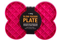 LickiMat Slodog Slow Feeder Plate Bowl Enrichment Anti-Gulp - Pink