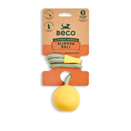 Beco Slinger Ball - Yellow