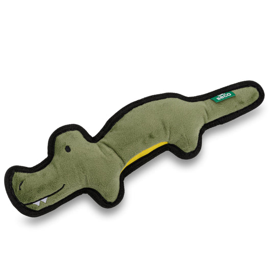 Beco Rough & Tough Recycled Dog Toy, Crocodile