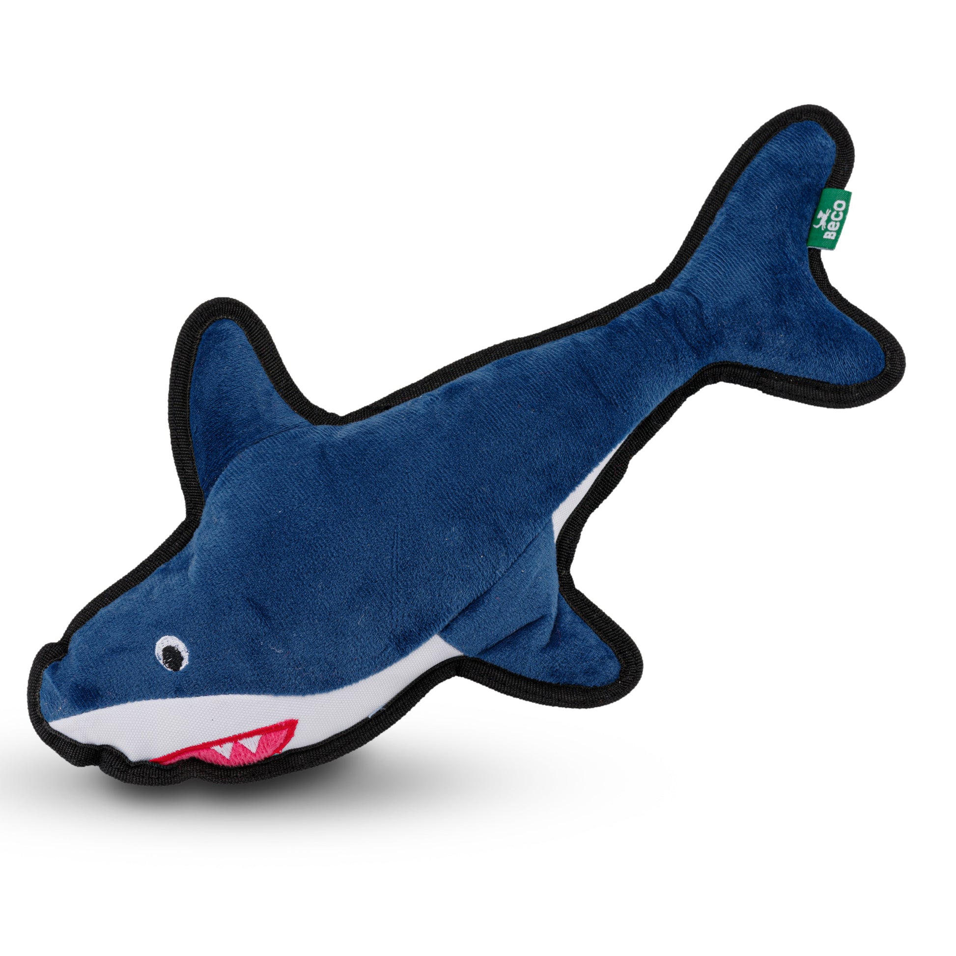 Beco Rough & Tough Recycled Dog Toy, Shark