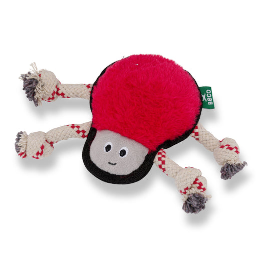 Beco Rough & Tough Recycled Dog Toy, Spider
