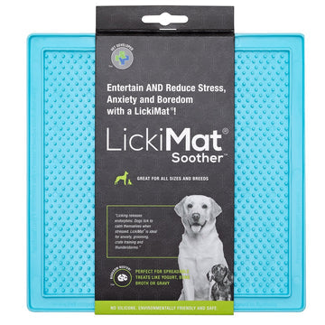 LickiMat Soother Most Popular Anti Anxiety Design. Soothing For Both Dogs and Cats - Pink